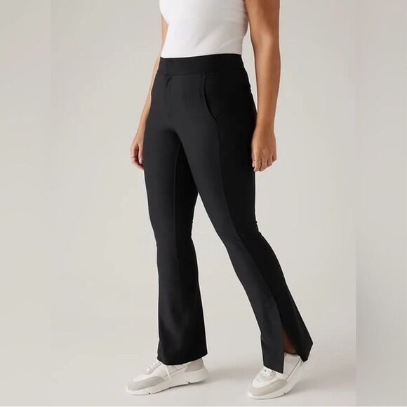 Athleta Black Stellar Flare Trouser Pant